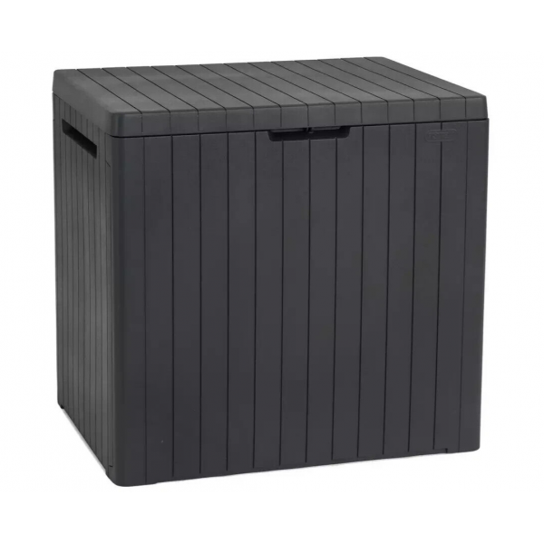 Keter City 113L Outdoor Garden Storage Box - Grey