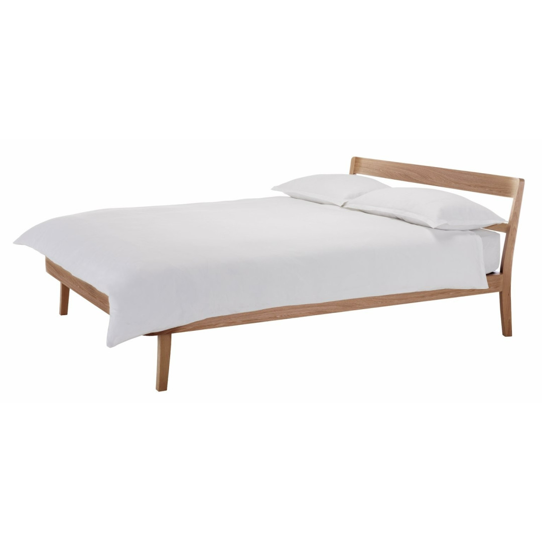Tatsuma Superking Wooden Bed Frame - Ash | Solid Timber Look Tatsuma Superking Wooden Bed Frame - Ash | Solid Timber Look