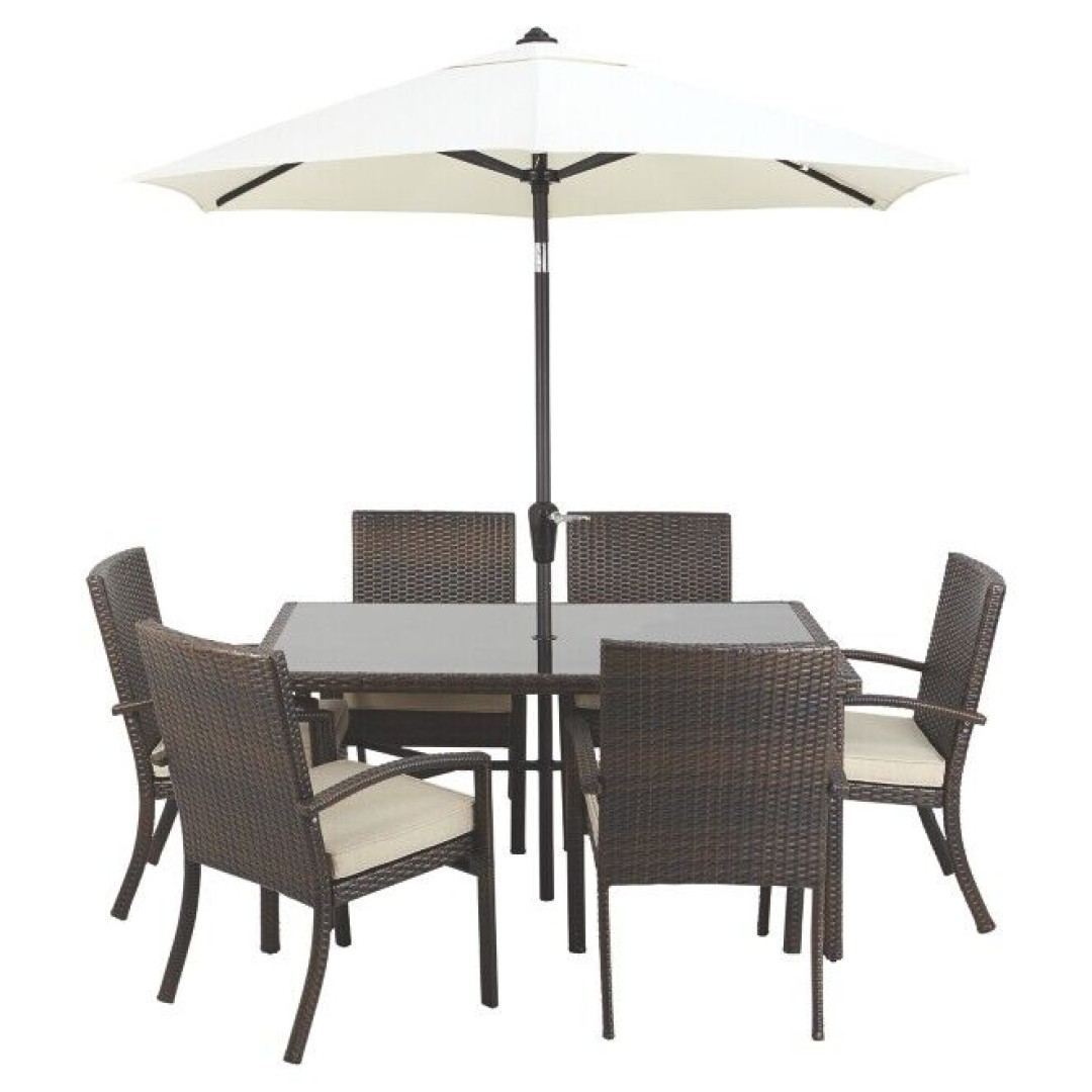 Jakarta Linen 8 Piece Patio Set JD Furniture