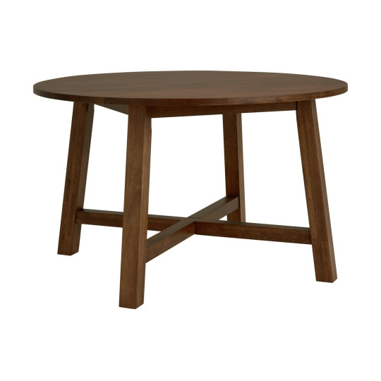 Trieste Round 4 Seater Dining Table - Walnut | Stylish wooden dining table