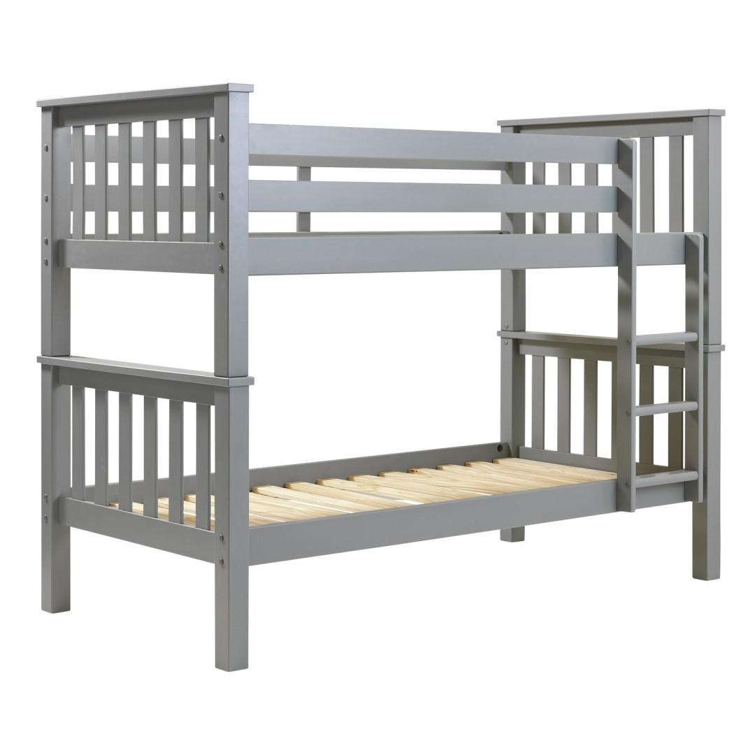 Heavy Duty Detachable Bunk Bed Frame - Grey | Durable bunk bed Heavy Duty Detachable Bunk Bed Frame - Grey | Durable bunk bed