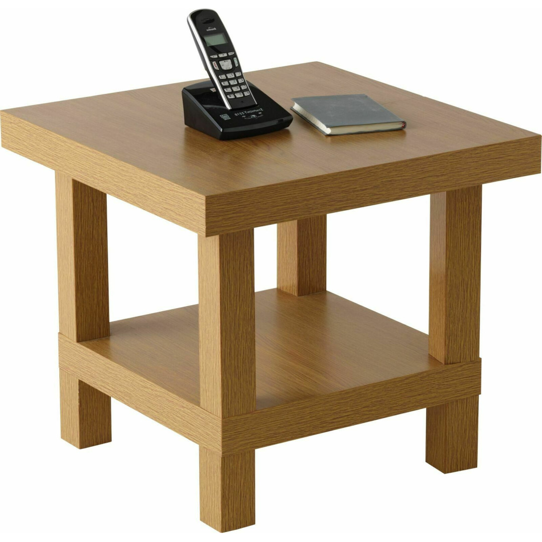 Home Stratford Chunky End Table - Oak Effect