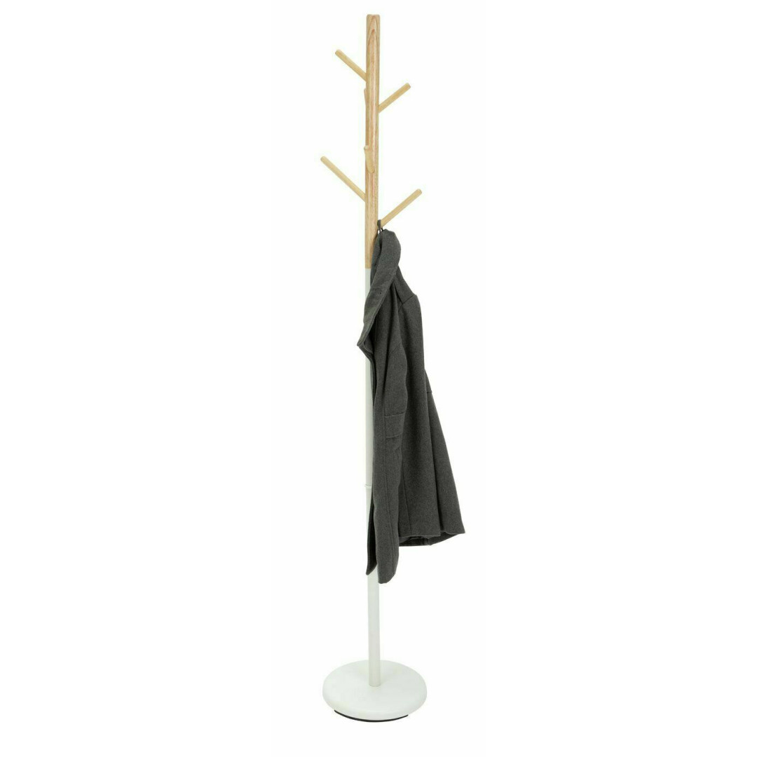 Home Wooden Coat Stand - White