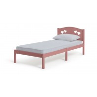 Mia Single Bed Frame - Pink