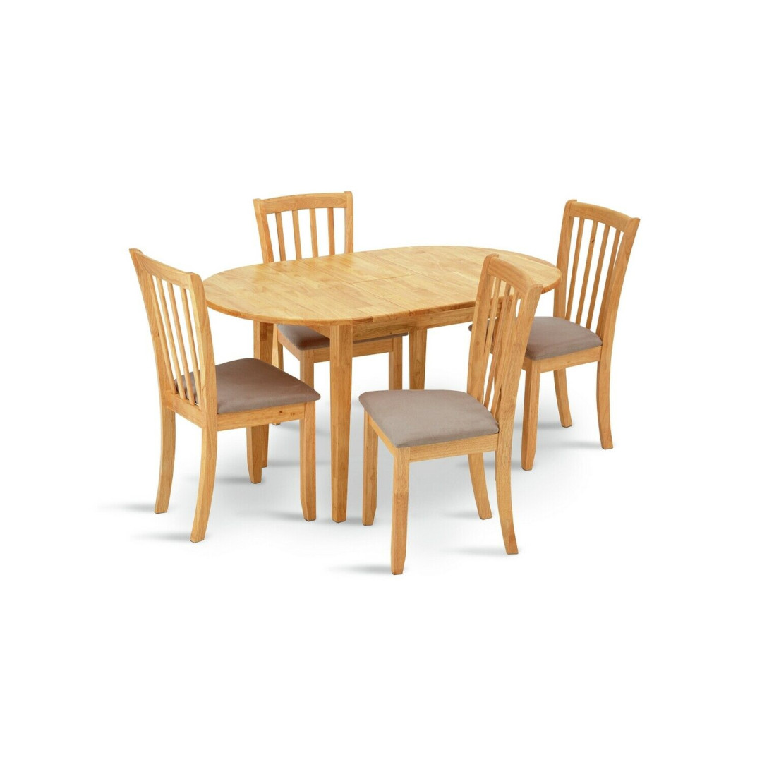 Home Banbury Extendable Table & 4 Chairs - Natural