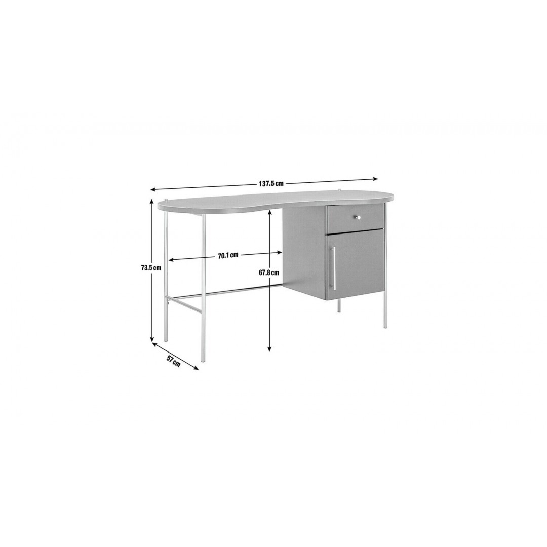 habitat 1 drawer jelly bean desk