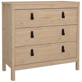 Tvilum Madrid 3 Drawer Chest - Oak | compact drawer unit Tvilum Madrid 3 Drawer Chest - Oak | compact drawer unit