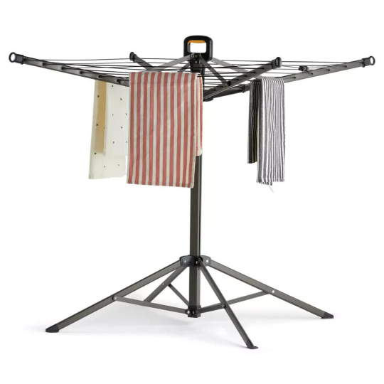 Home 17m Freestanding Portable Washing Line | Outdoor Clothes Dryer for Garden