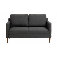 Knox Fabric 2 Seater Sofa - Charcoal