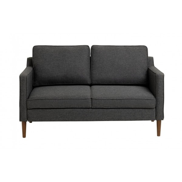 Knox Fabric 2 Seater Sofa - Charcoal