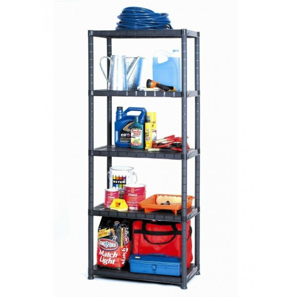 5 Tier Plastic Shelving Unit