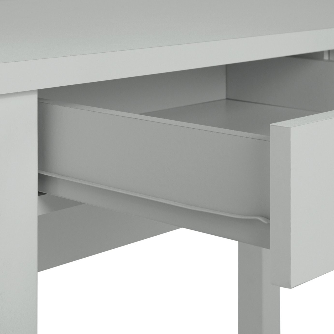 Home Brisbane 2 Drawer Dressing Table - Grey | Modern Bedroom Makeup Desk  Storag