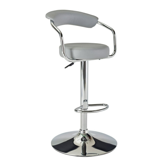 Executive Gas Lift Bar Stool - Grey