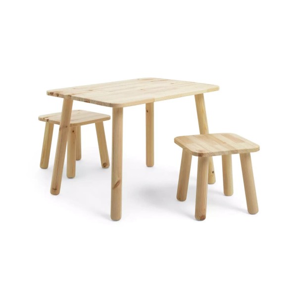 Kids Felix Table and 2 Chairs - Pine