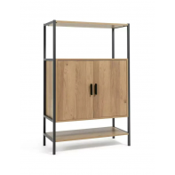 Loft Living 2 Door Cabinet - Oak