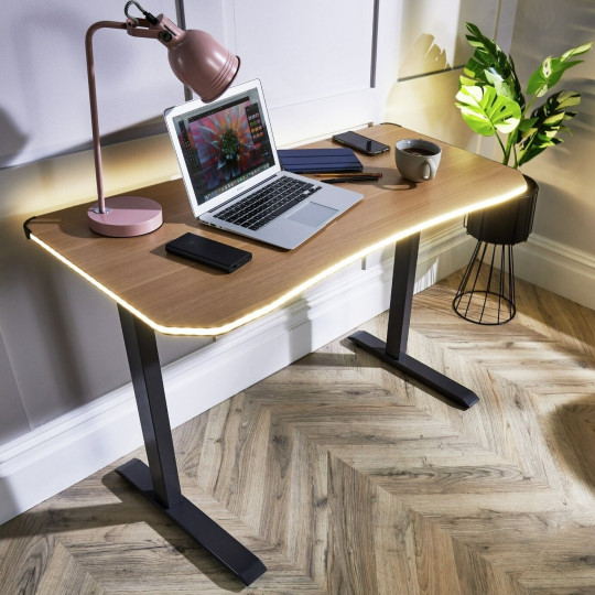 XR Living Oka Compact Office Desk - Oak