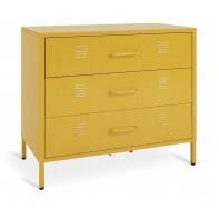 Stevie 3 Drawer Chest - Mustard