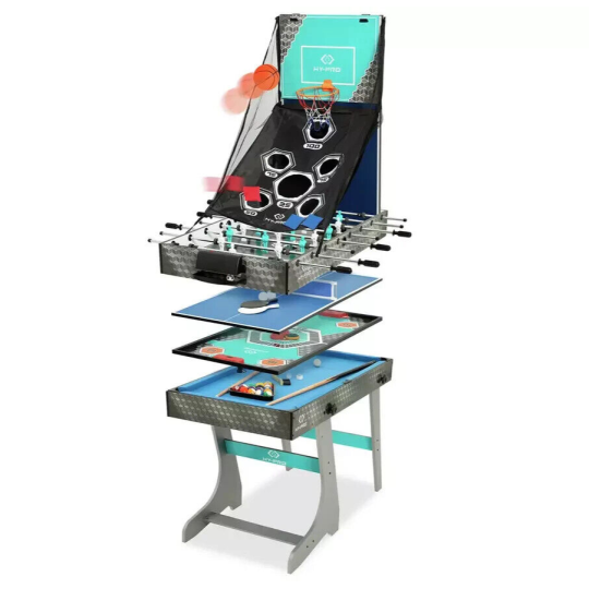 Hy-Pro 8 in 1 Folding Multi Games Table