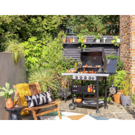 Premium 4 Burner with Side Burner Gas BBQ