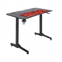 X Rocker Panther Gaming Desk with Mousepad - Black