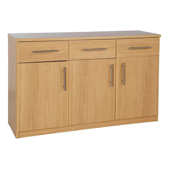 Anderson 3 Dr and 3 Drawer Sideboard - Oak Effect ( B Grade 29131 - 29133 )