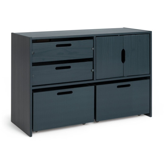 Kids Rico Double Storage Unit - Ink Blue ( B Grade 18732 )