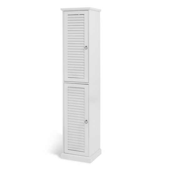 Le Marais Louvered Tallboy - White