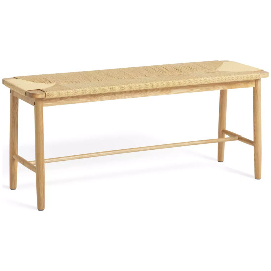 Hanna Oak Bench - Natural