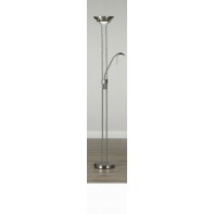 Father & Child Uplighter Floor Lamp - Chrome