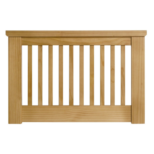 Aubrey Single Headboard - Oak Stain | Chunky solid pine frame