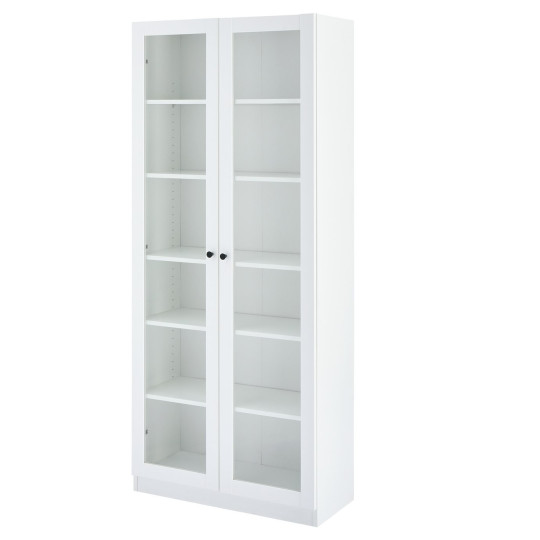 Home Carla 2 Door Display Cabinet - White | Modern Home Showcase