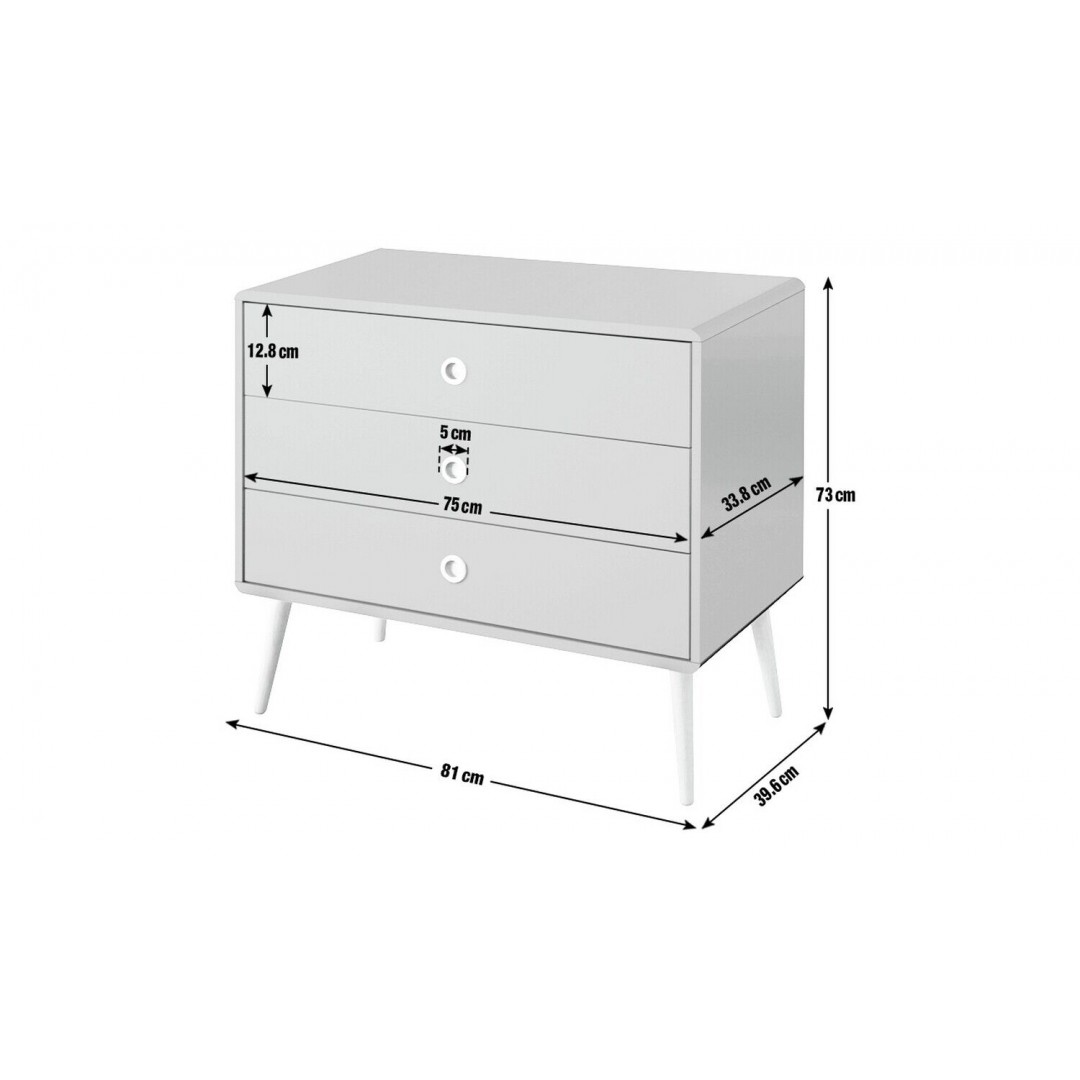 Softline 3 deals drawer chest