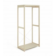 Flicka Open Single Rail Wardrobe - Pine