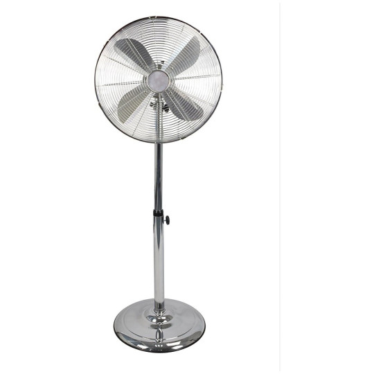 Challenge Chrome Pedestal Fan - 16 Inch