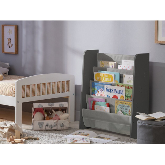 Habitat Kids Short Book Tidy - Grey