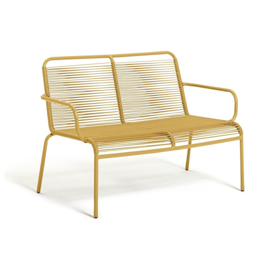 Habitat Ipanema Garden Bench - Yellow