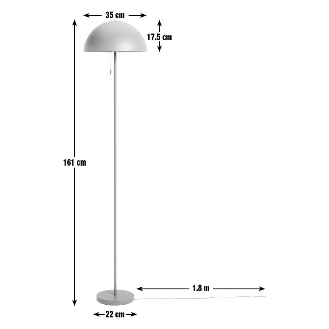 Kariosid Mushroom Floor Lamp,59in Modern Cream Style Led Floor Light - View #11