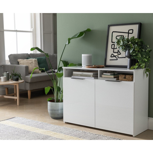 Hayward 2 Door Sideboard - White Gloss