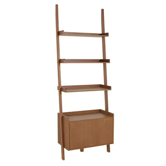 Jessie Ladder 2 Door Shelf - Walnut