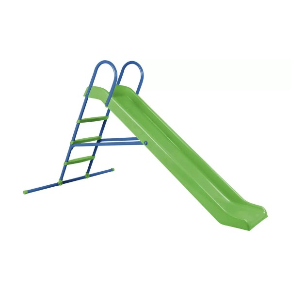 Chad Valley 7ft Kids Garden Slide - Green and Blue