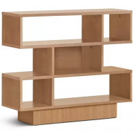 Home Cubes Short Shallow Shelving Unit - Oak Effect