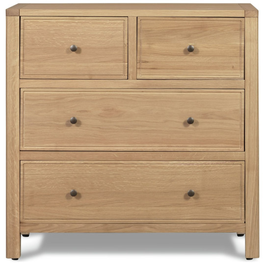 Finchley 4 Drawer Chest - Oak | Modern Bedroom Storage