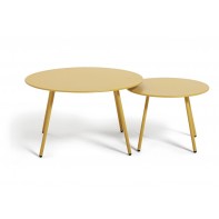 Ipanema Round Set Of Table - Yellow