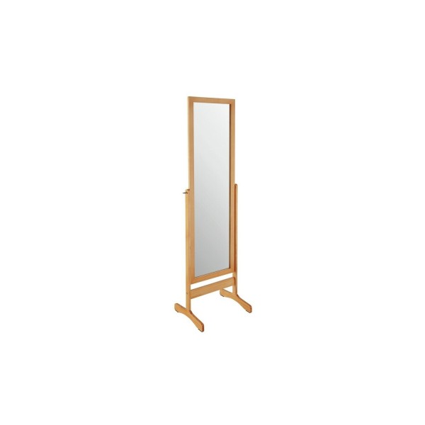 Home Free Standing Cheval Mirror - Oak