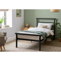 Avalon Single Metal Bed Frame - Black