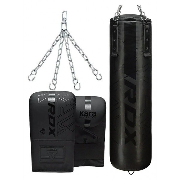 RDX F6 Kara 4ft 3-in-1 Punch Bag with Boxing Gloves