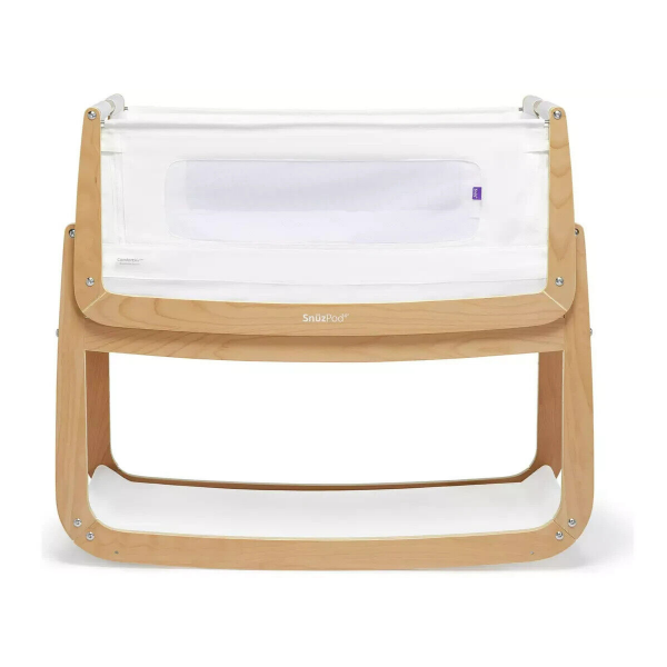 SnuzPod 4 Bedside Crib - Natural