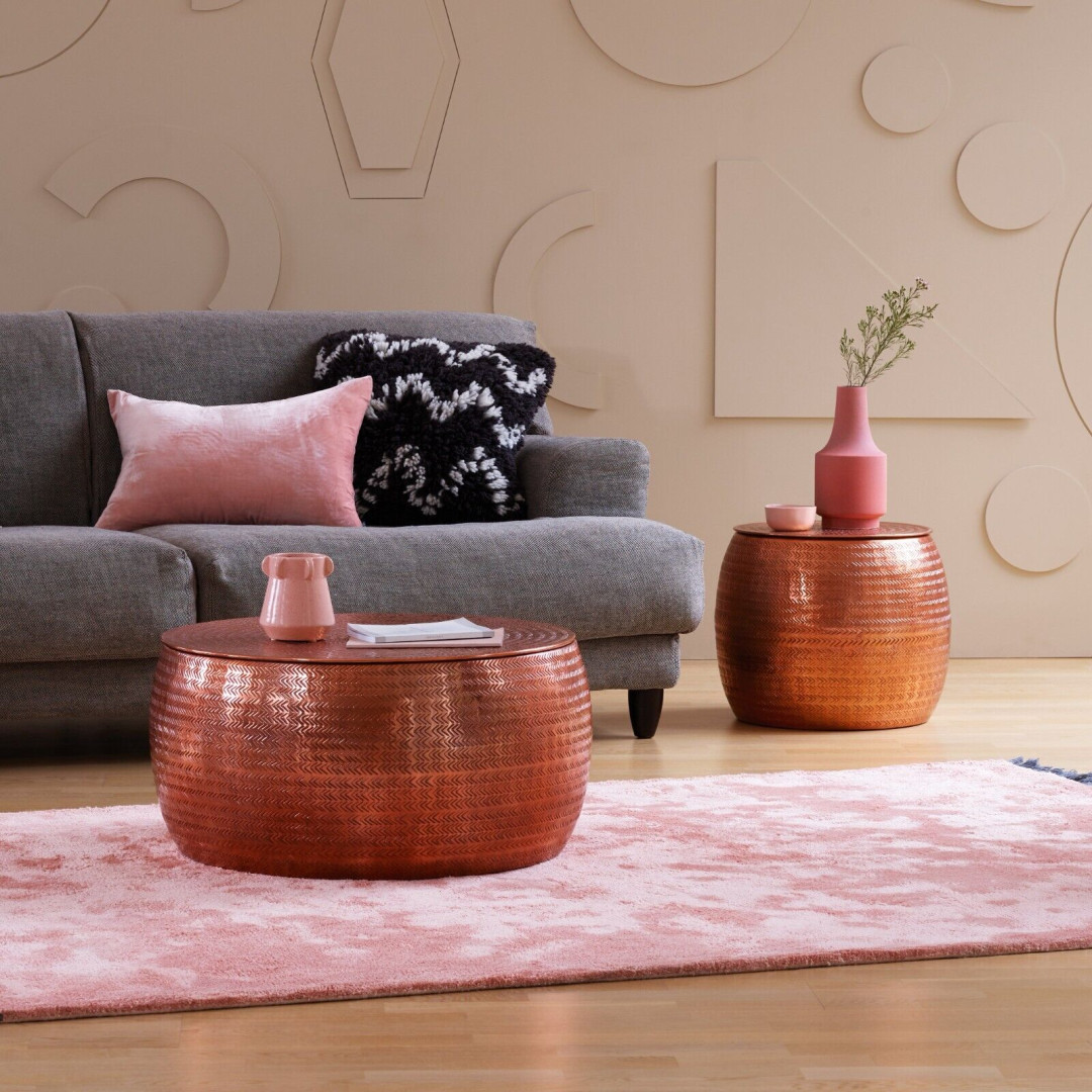 Sona Coffee Table - Rose Gold