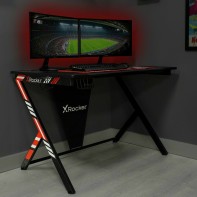 Arteon X Rocker Gaming Desk - Red