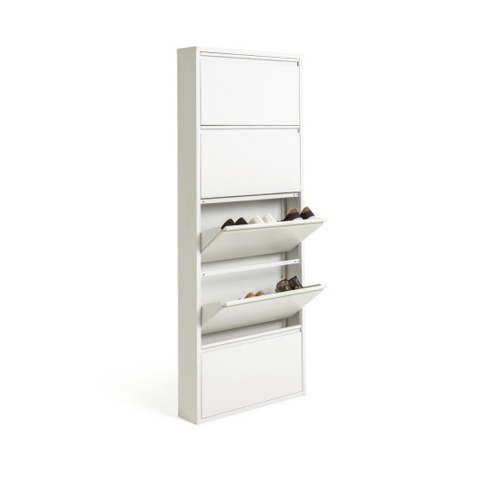 Habitat Daxton 5 Shelf Metal Shoe Storage - White ( B Grade 29747 )